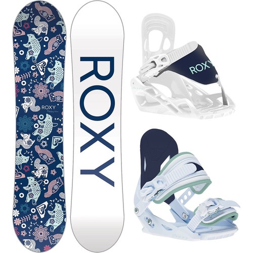 Roxy poppy snowboard package - roxy,